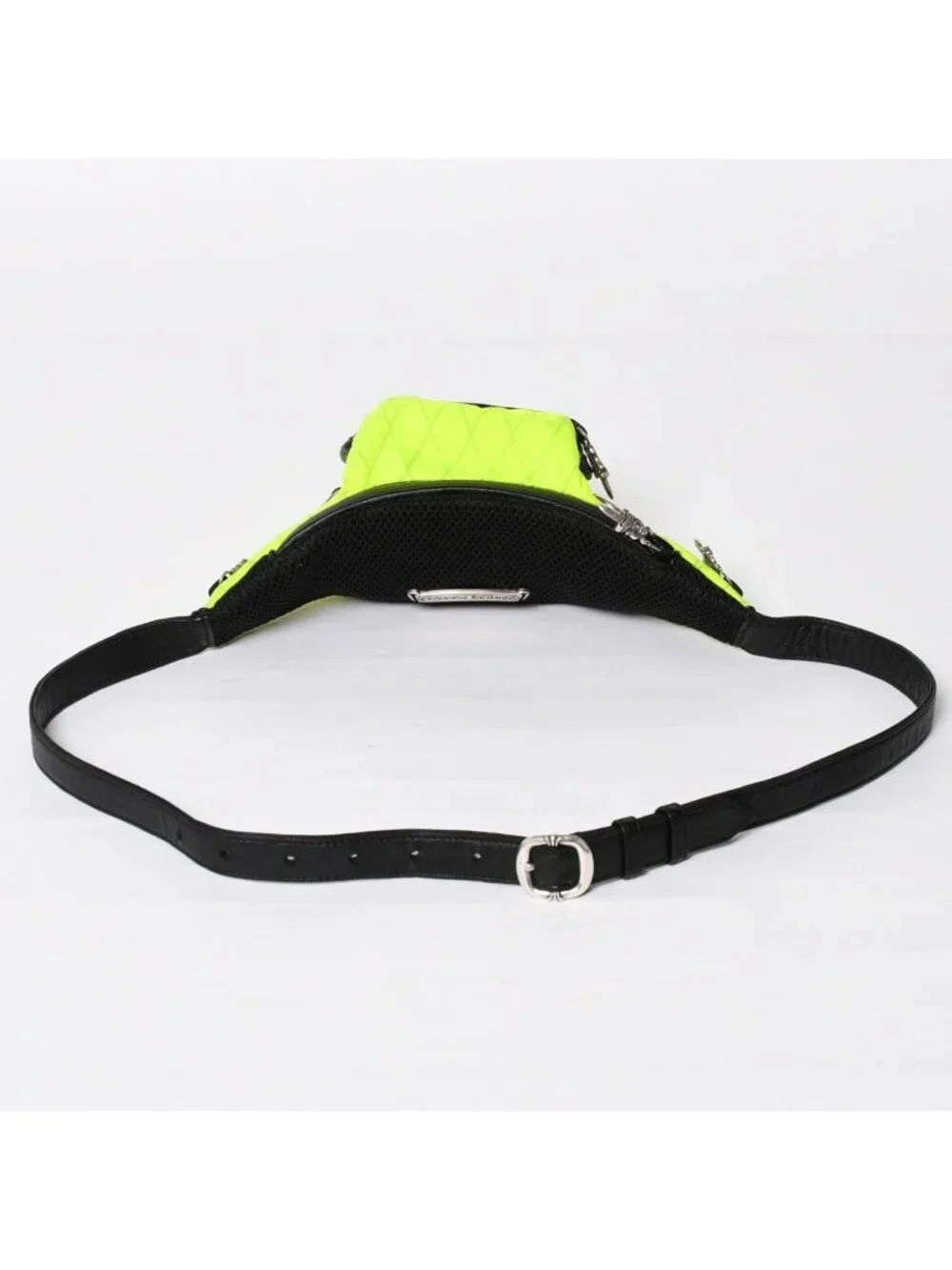 Chrome Hearts 1 Snat Pack Nylon Shoulder Bag Dagger Gunslinger Lime Green